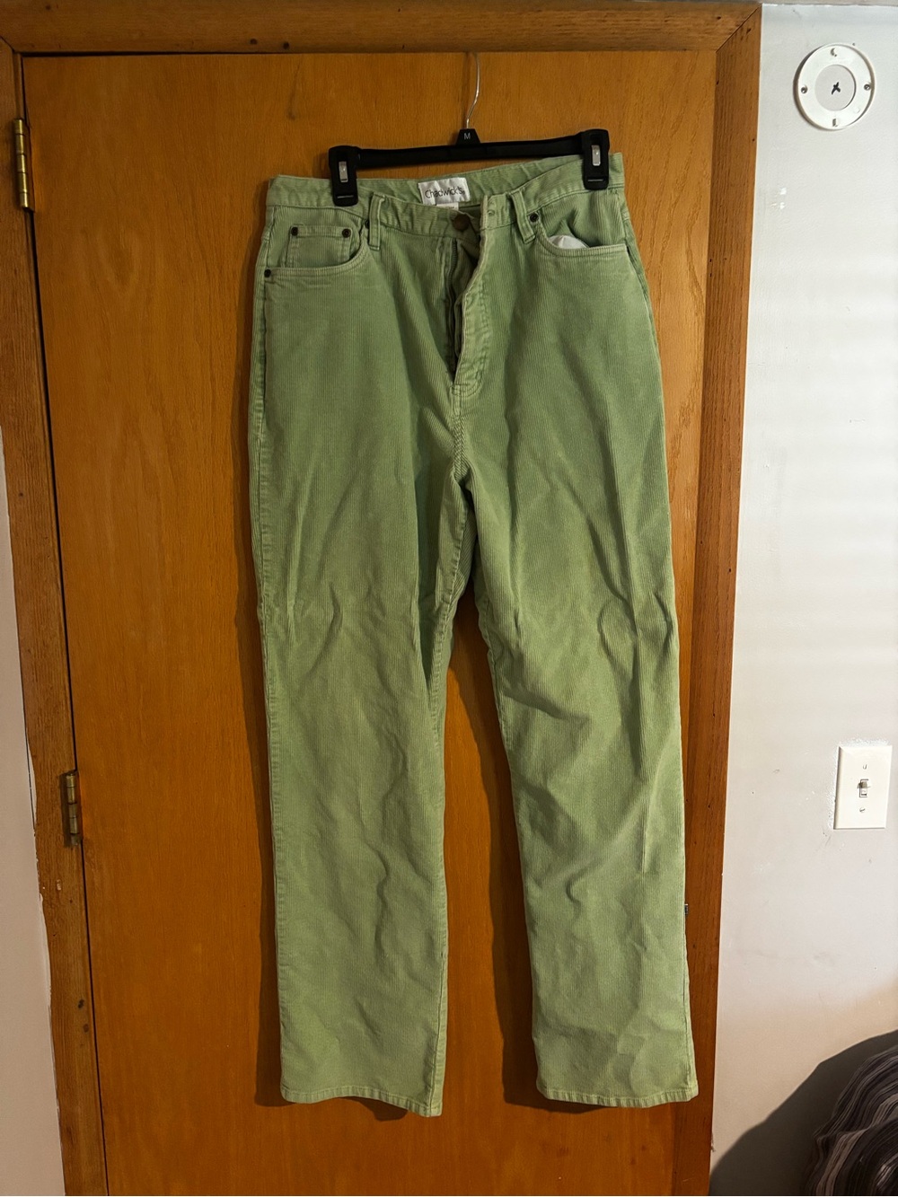 Womens Light Green Casual Pants